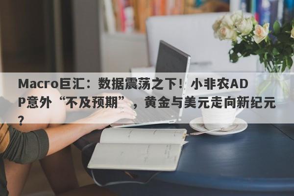 Macro巨汇：数据震荡之下！小非农ADP意外“不及预期”，黄金与美元走向新纪元？