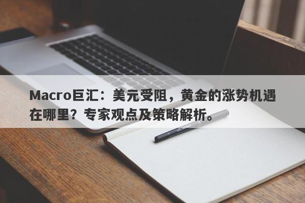 Macro巨汇：美元受阻，黄金的涨势机遇在哪里？专家观点及策略解析。