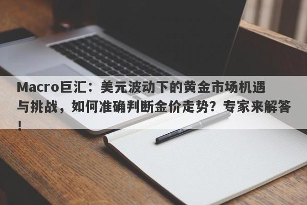 Macro巨汇：美元波动下的黄金市场机遇与挑战，如何准确判断金价走势？专家来解答！