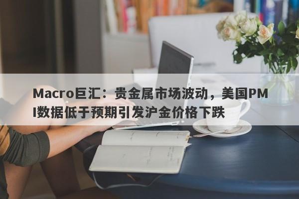 Macro巨汇：贵金属市场波动，美国PMI数据低于预期引发沪金价格下跌