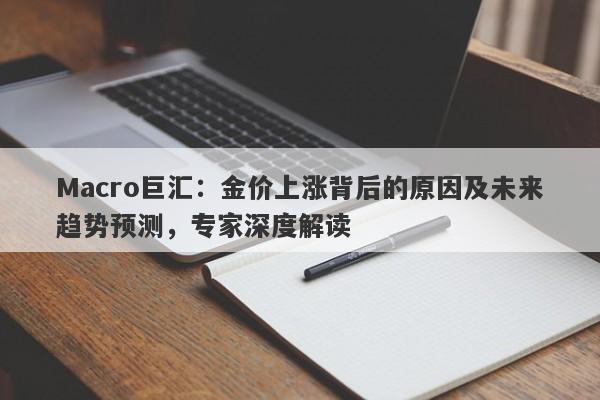 Macro巨汇：金价上涨背后的原因及未来趋势预测，专家深度解读