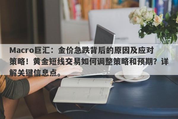Macro巨汇：金价急跌背后的原因及应对策略！黄金短线交易如何调整策略和预期？详解关键信息点。