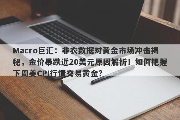 Macro巨汇：非农数据对黄金市场冲击揭秘，金价暴跌近20美元原因解析！如何把握下周美CPI行情交易黄金？