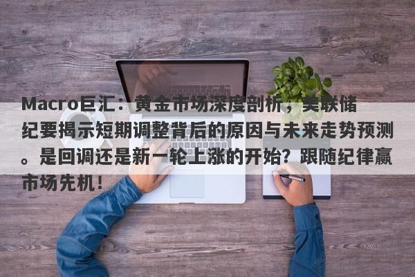 Macro巨汇：黄金市场深度剖析，美联储纪要揭示短期调整背后的原因与未来走势预测。是回调还是新一轮上涨的开始？跟随纪律赢市场先机！